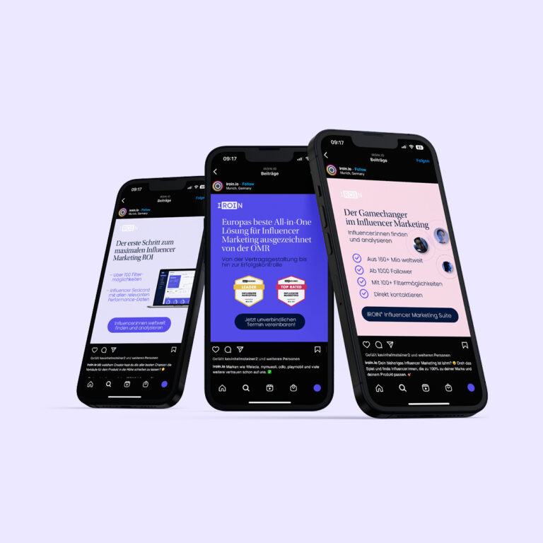 Lead performance for IROIN influencer software